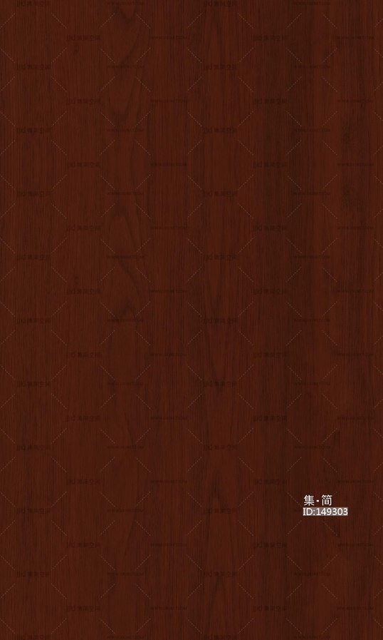 19无缝暗红胡桃木木纹木饰面贴图
