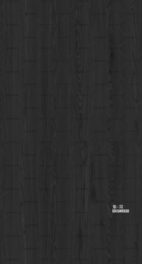 26无缝黑色木纹木饰面贴图 