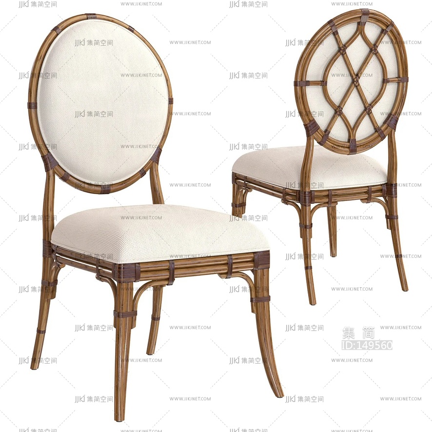  法式复古餐椅 