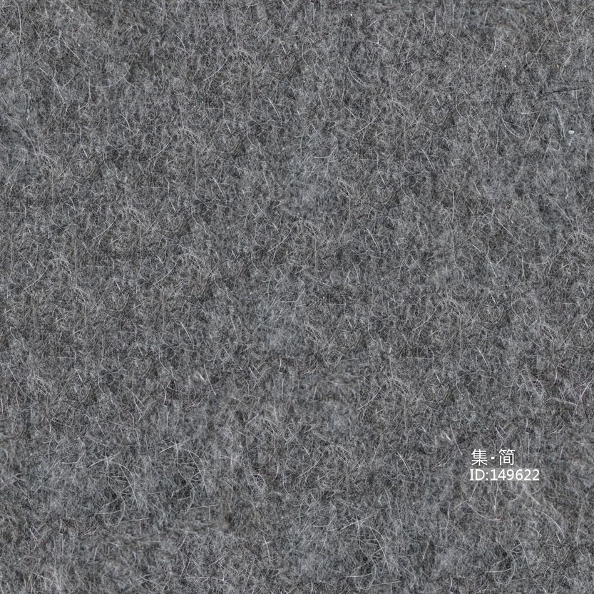 40无缝灰色毛毡纹理贴图