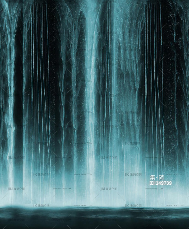 流水屏幕贴图