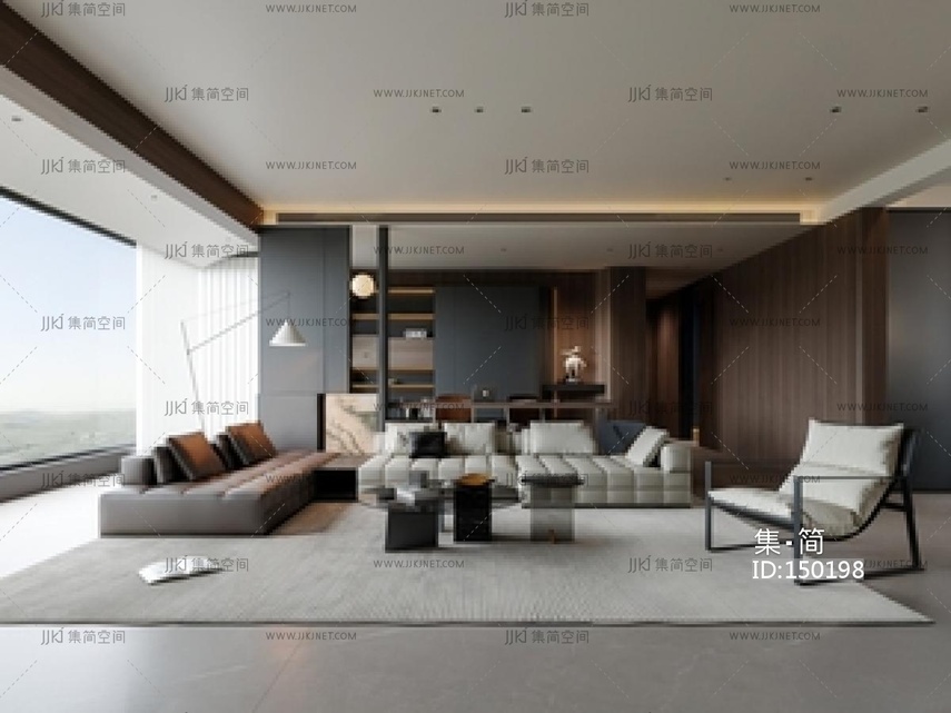 意式客餐厅_意式客餐厅SU模型