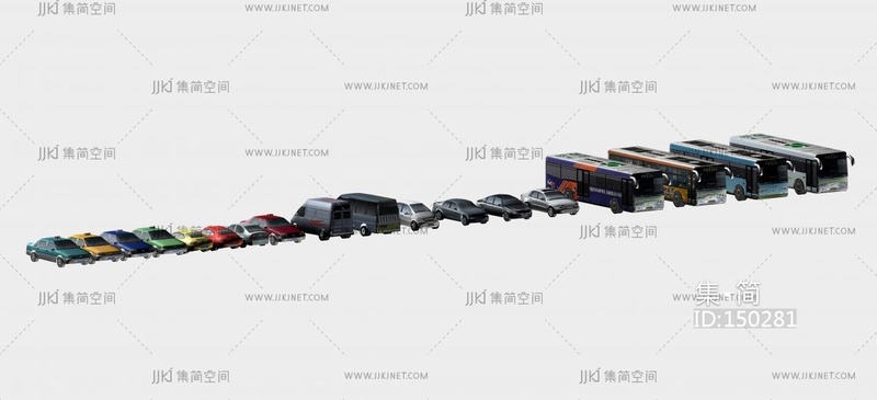 超少面出租车机场巴士汽车模型