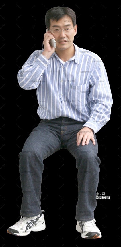 免扣pnd人物素材病人患者医院 坐着的人(36)