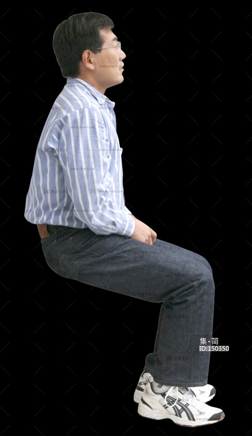 免扣pnd人物素材病人患者医院 坐着的人(38)