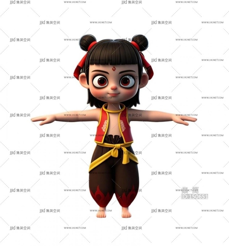 卡通人物，哪吒