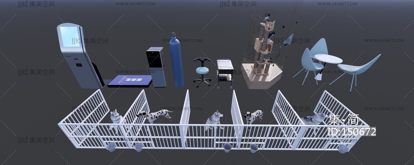 宠物医院模型集合