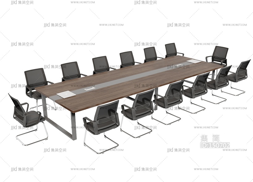 会议桌椅大会议桌会议室办公椅，弓字椅