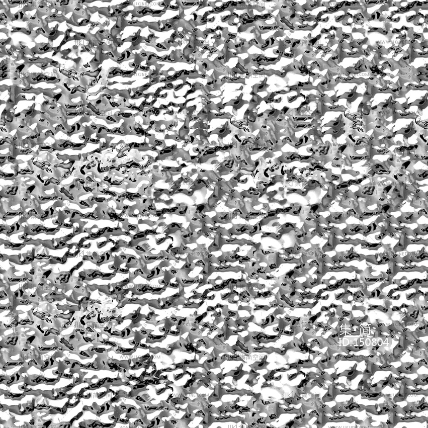 高清无缝_银灰色_水波纹金属板贴图