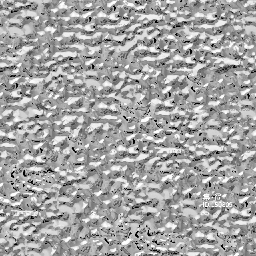 无缝水波纹不锈钢贴图 (2)