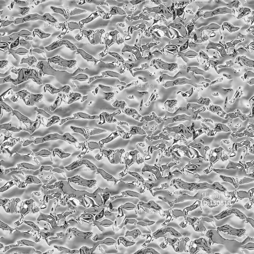 无缝水波纹不锈钢贴图 (3)
