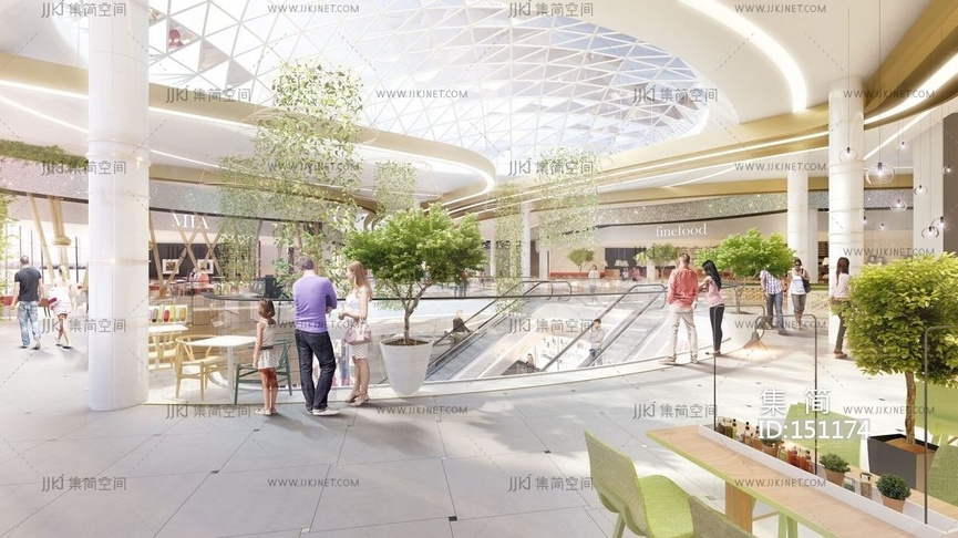 商场中庭商业中庭 (9)