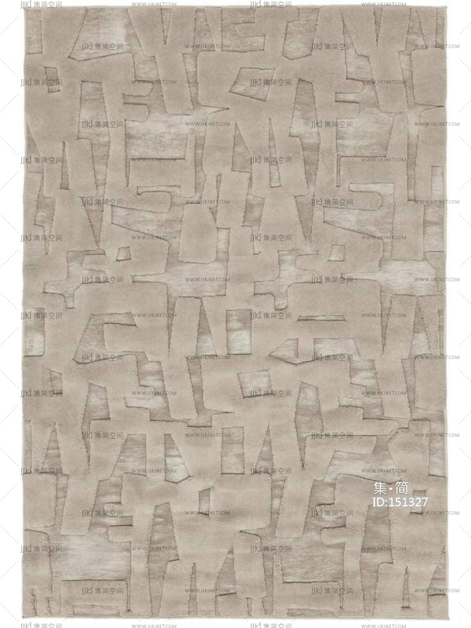 现代风格地毯新中式地毯 (2)