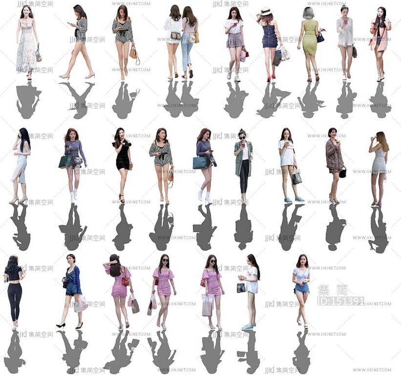 17-亚洲时尚女性，美女，人物png免扣素材- (1)