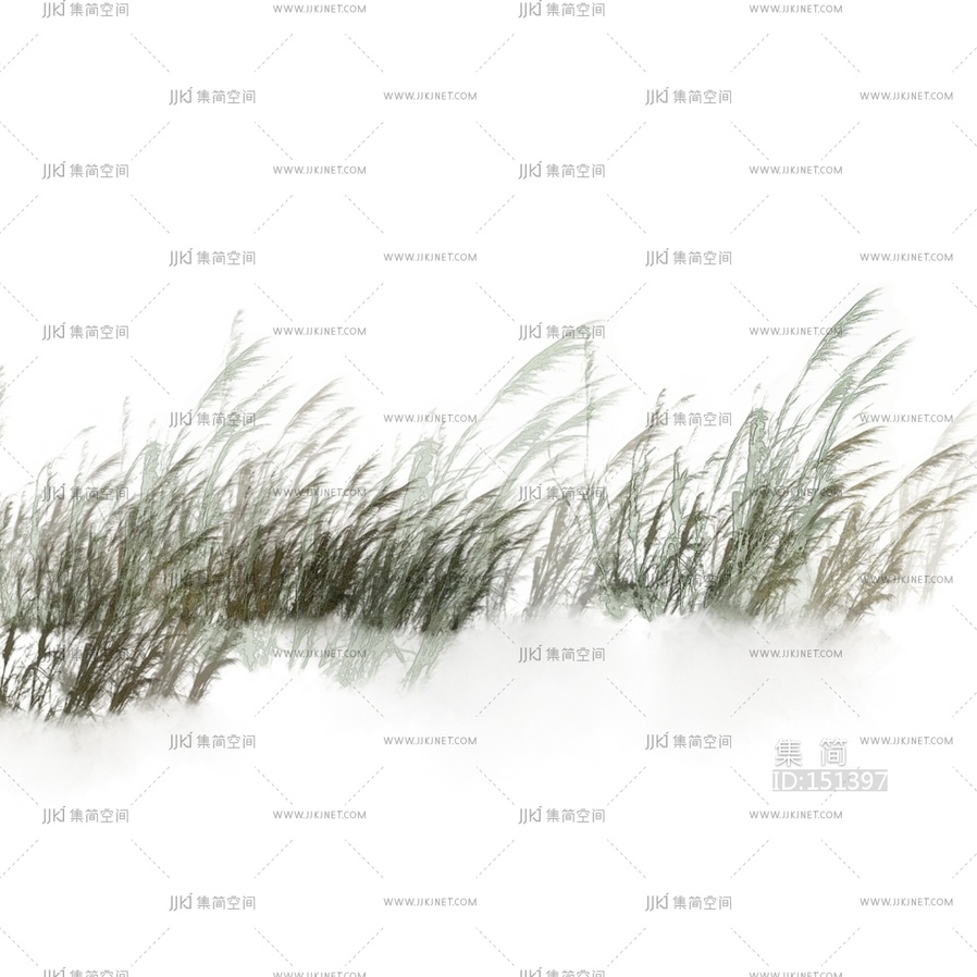 04-免抠植物芦苇贴图