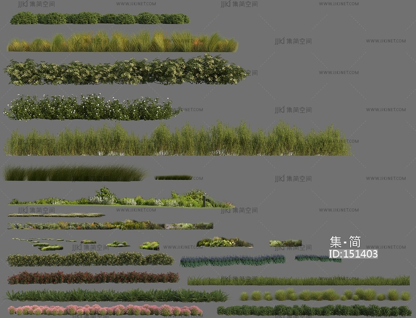 免抠灌木贴图草树