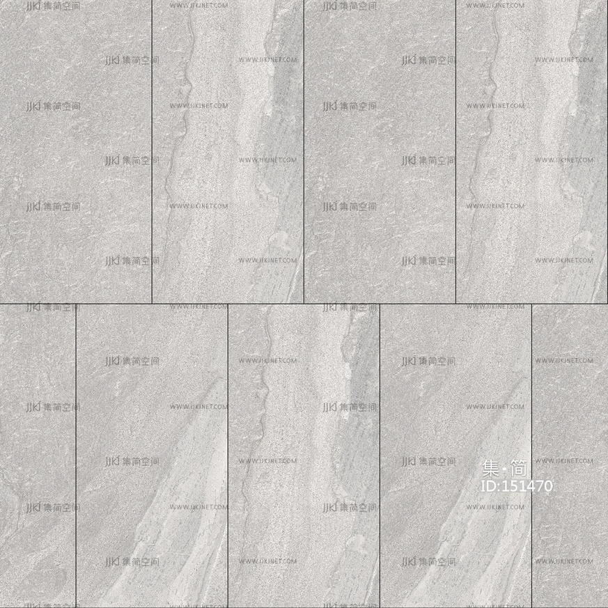 无缝浅灰色错拼大理石瓷砖贴图