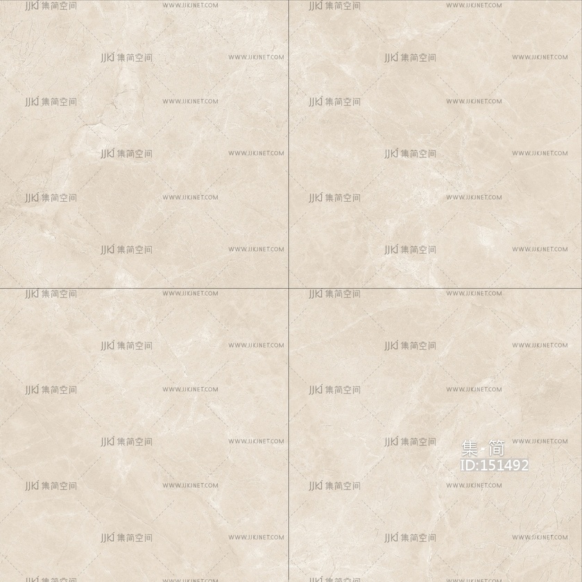 无缝浅色暖灰大理石瓷砖贴图7