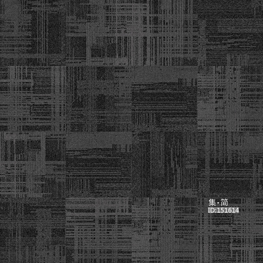 现代简约地毯_办公地毯_酒店地毯_方块地毯_灰色地毯_满铺地毯贴图