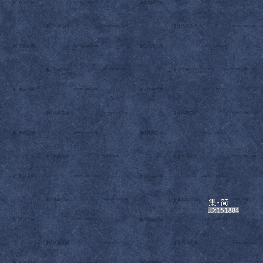 现代绒布_无缝深蓝色绒布_无缝深蓝色麂皮绒_无缝绒布布纹贴图 材质贴图下载 -【集简空间】「每日更新」