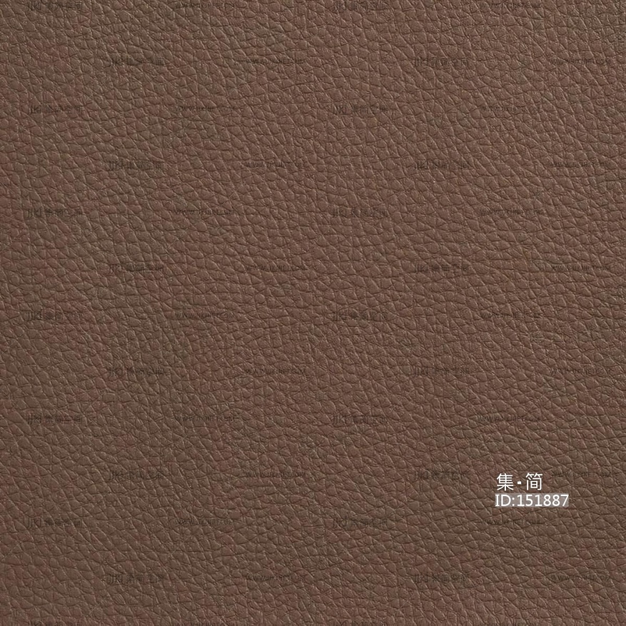粗纹咖色皮革贴图