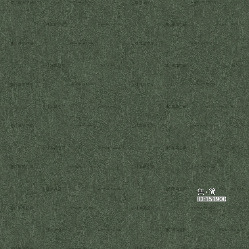 无缝墨绿粗纹皮革贴图