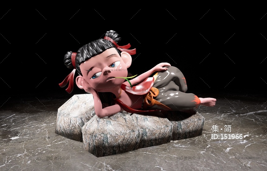 哪吒躺姿