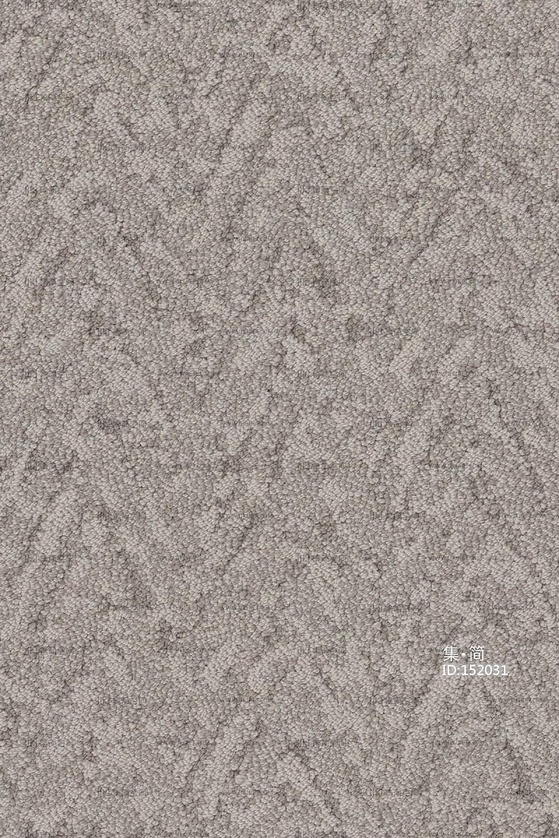 现代新中式素色暗纹羊毛地毯单色地毯满铺地毯 (6)