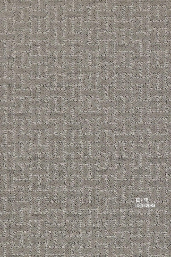 现代新中式素色暗纹羊毛地毯单色地毯满铺地毯 (8)