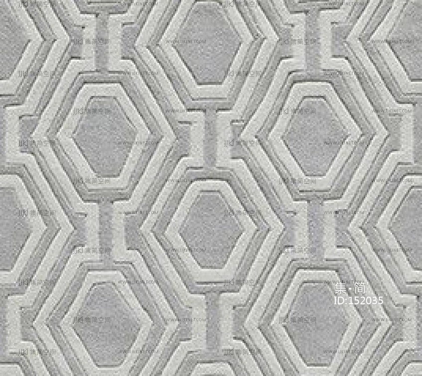 无缝新中式素色花纹地毯暗纹地毯满铺地毯