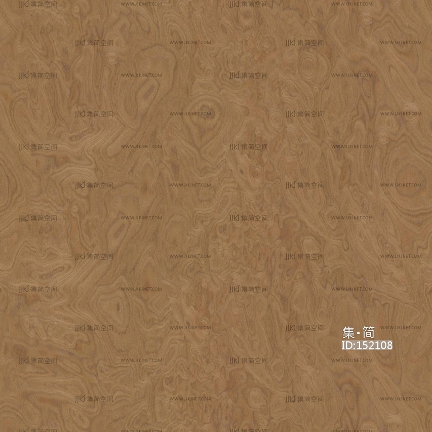 无缝木瘤科技木皮贴图