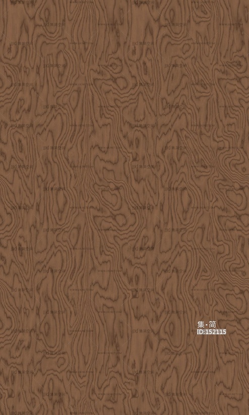 现代中古木纹_无缝染色木皮_无缝胡桃色科技木_深色木纹贴图