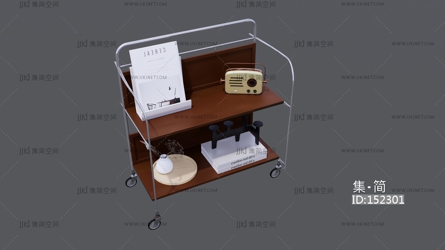 中古风小推车