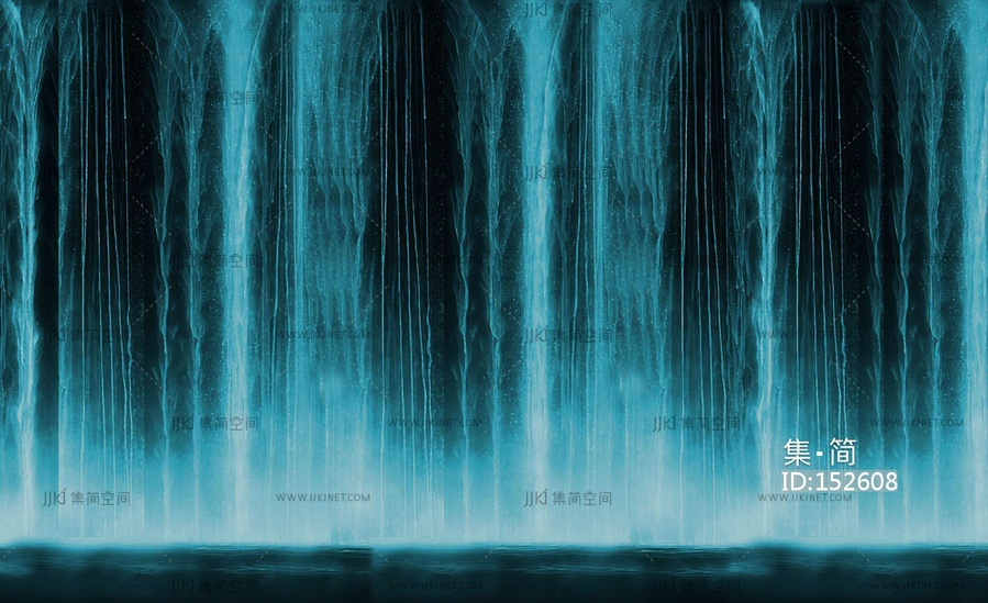 瀑布屏幕贴图