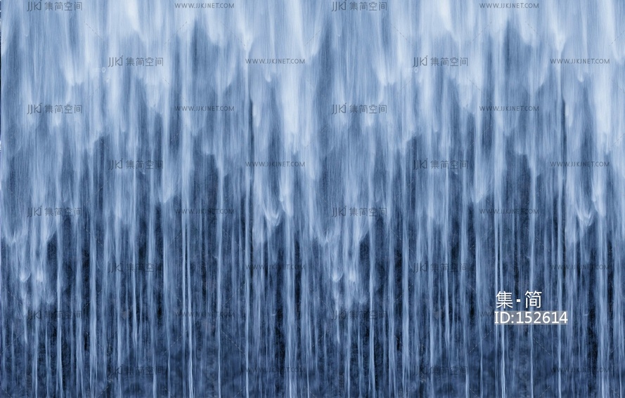 现代水面_左右无缝跌水瀑布_流水瀑布水幕_电子流水幕贴图