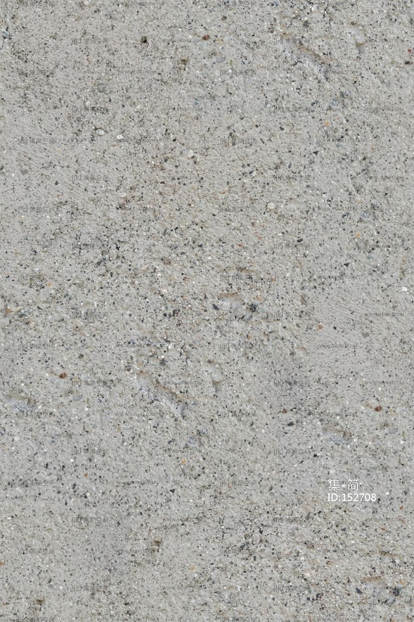 无缝水泥混凝土墙贴图