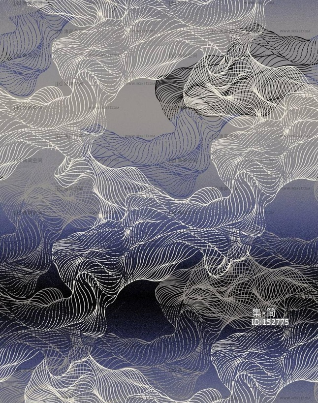 新中式花纹花瓣地毯 (18)