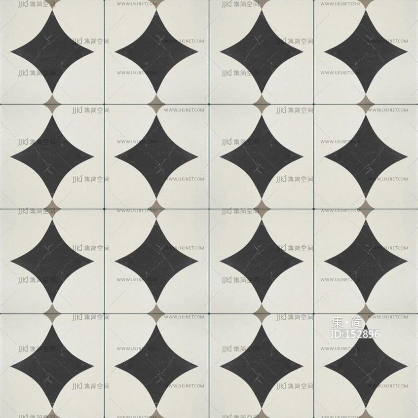 法式奶油仿古砖_地砖_花砖_墙砖_哑光砖_防滑砖贴图