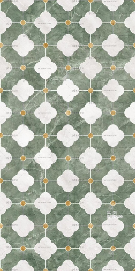 法式中古瓷砖_地砖_墙砖_柔光砖_艺术砖_哑光砖贴图