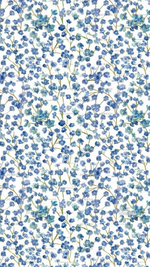 青花瓷贴图瓷器贴图小碎花 (1)