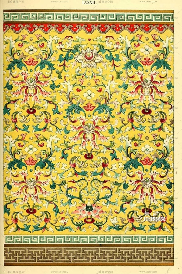 青花瓷贴图瓷器贴图小碎花 (7)