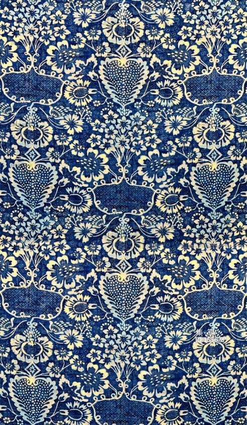 青花瓷贴图瓷器贴图小碎花 (12)