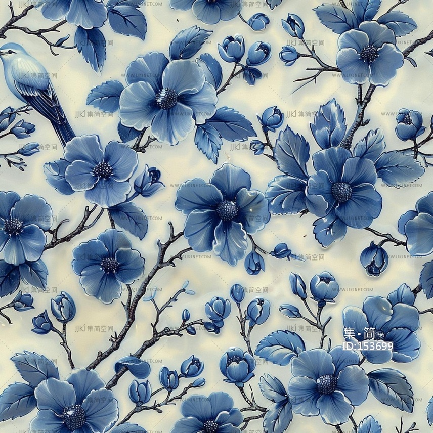 青花瓷无缝贴图