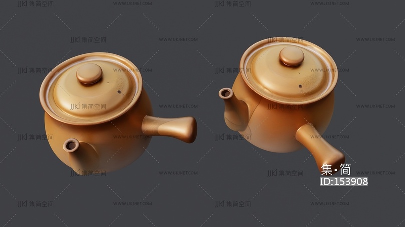 焖灌砂锅 su草图模型