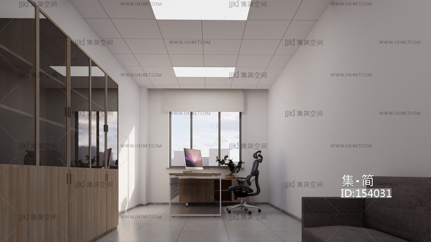 办公室 su草图模型