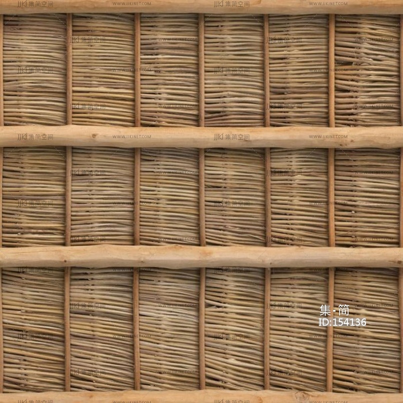 竹编制物贴图