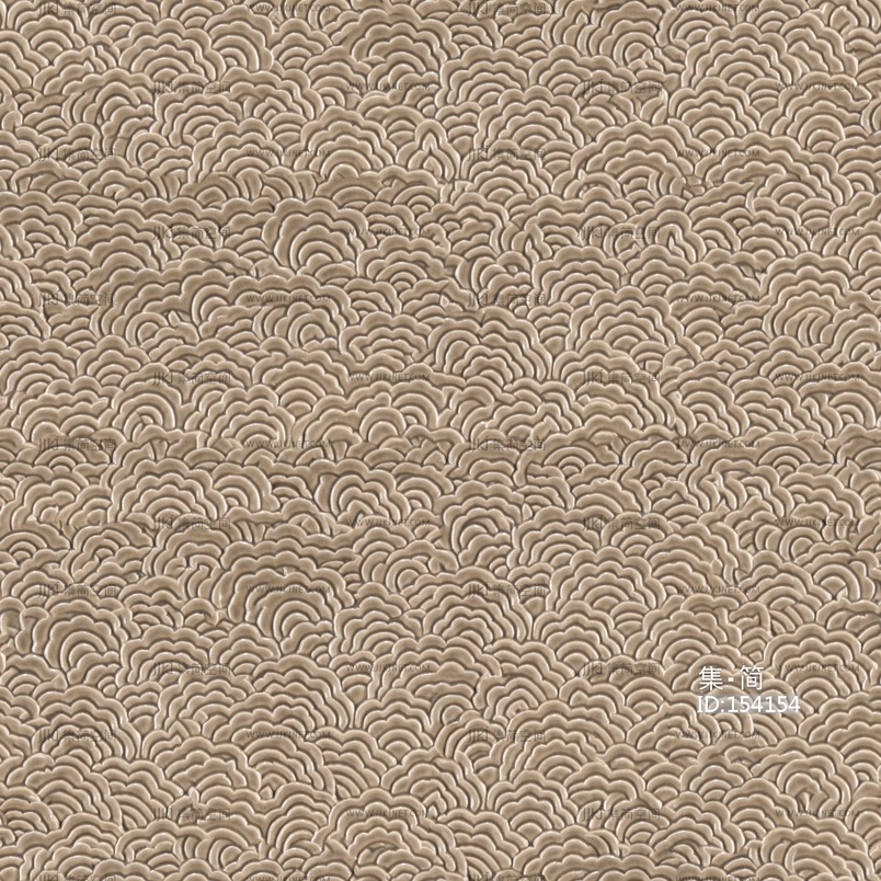 无缝牡丹花纹花纹板金属云纹金属板贴图贴图 (3)