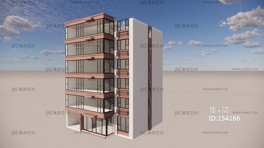 房子建筑 su草图模型