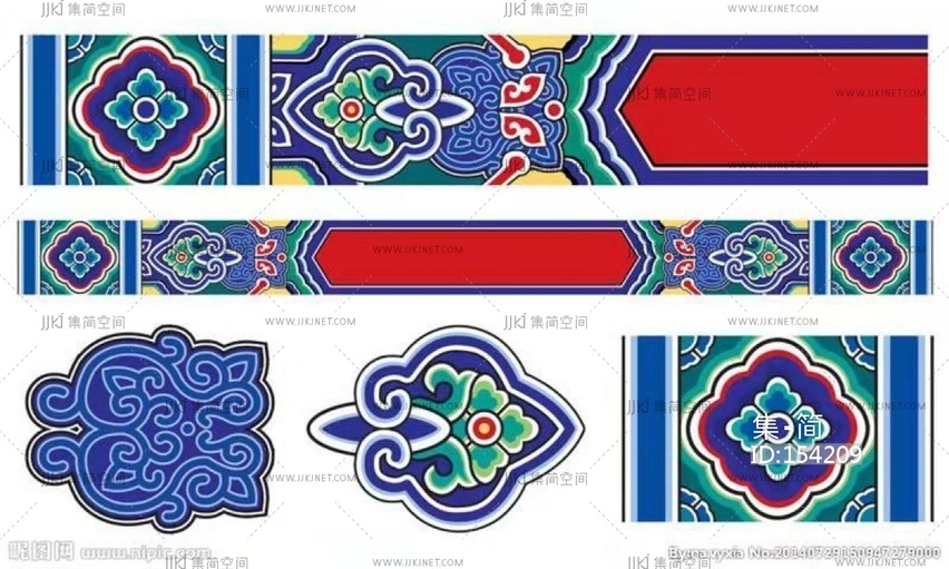 中式古建彩绘 (11)