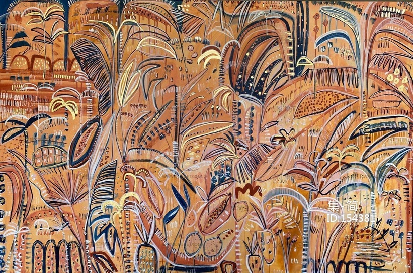 现代抽象画装饰画艺术画油画 (4)